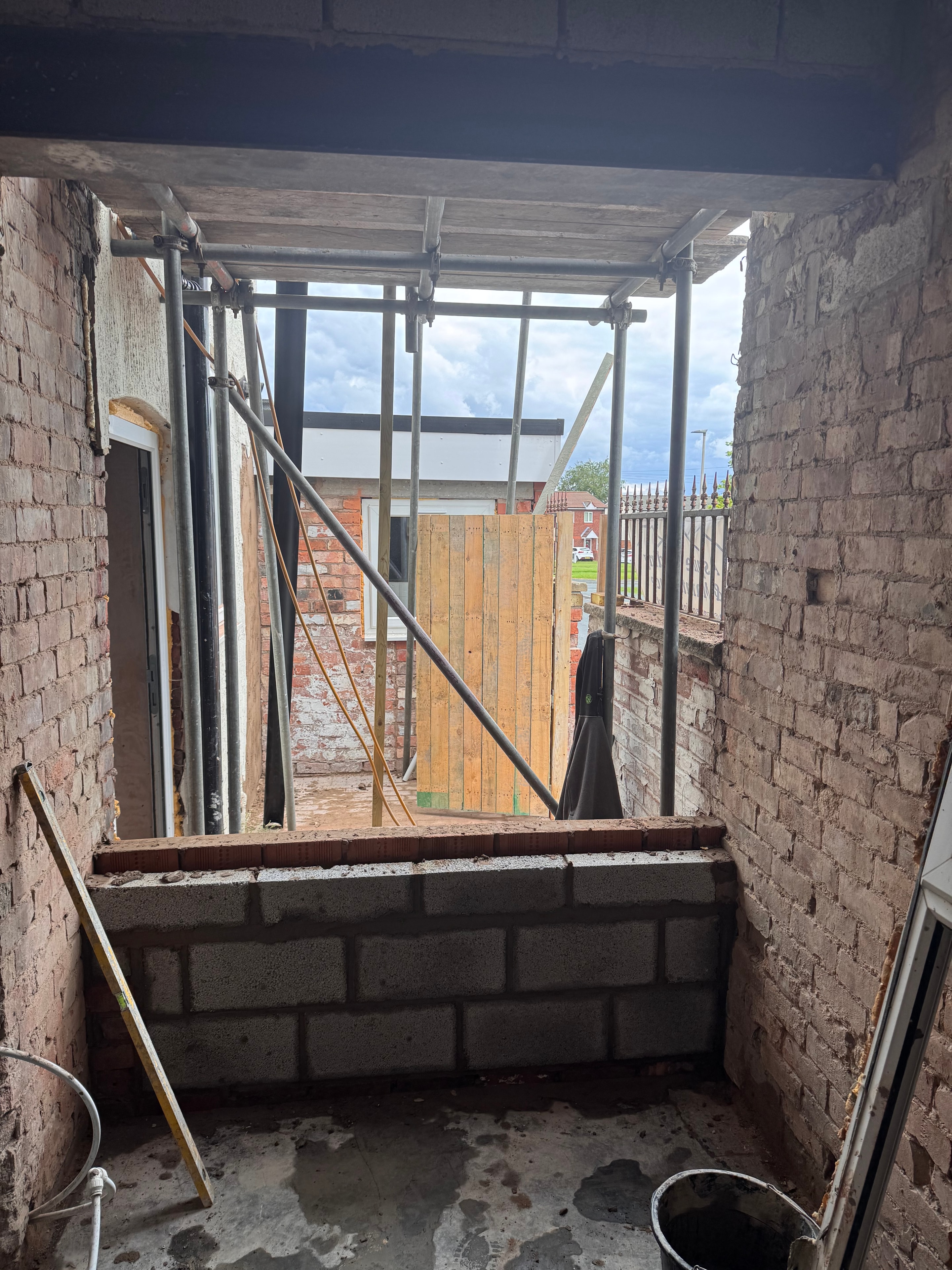 Renovated kitchen interior